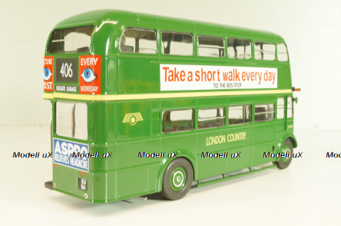 AEC Regent III RT 1947 Regent, bus, green, AUTOBUS DAL MONDO №87, Hachette 1:43 Уценка!