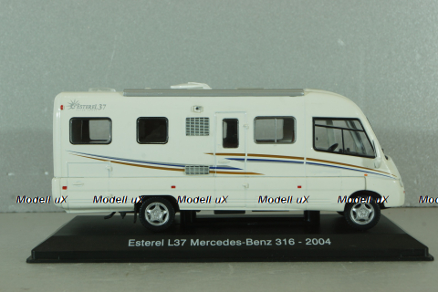 Esterel L37 Mercedes-Benz 316 camper van  2004, white, HPC024, Hachette Passion Camping-Cars #24 1:43