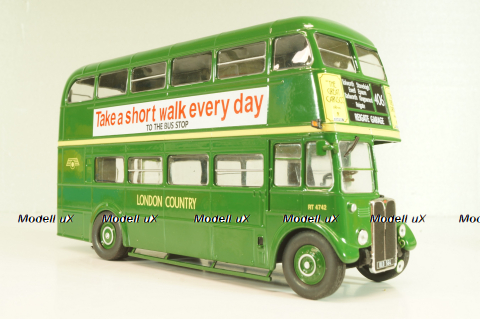 AEC Regent III RT 1947 Regent, bus, green, AUTOBUS DAL MONDO №87, Hachette 1:43 Уценка!