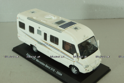 Esterel L37 Mercedes-Benz 316 camper van  2004, white, HPC024, Hachette Passion Camping-Cars #24 1:43