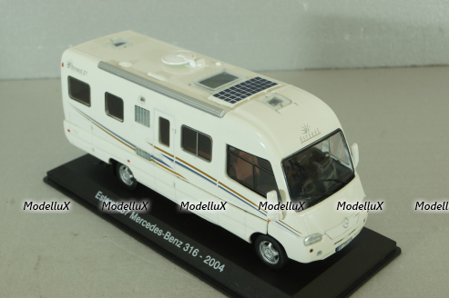 Esterel L37 Mercedes-Benz 316 camper van  2004, white, HPC024, Hachette Passion Camping-Cars #24 1:43