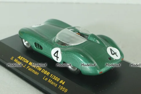 Aston Martin DBR 1/300 #4 24h Le Mans 1959, Moss/Fairman, green, LMC048, IXO 1:43