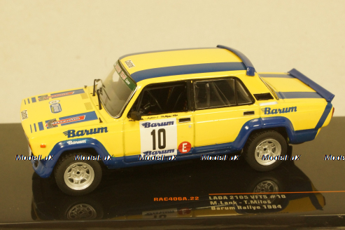 Ваз-2105 Lada VFTS #10 Barum Rally 1984 Lank/Milos, RAC406A, IXO 1:43