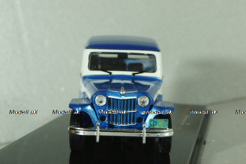Willys Jeep Station Wagon 1960, blue/white, CLC261, IXO 1:43