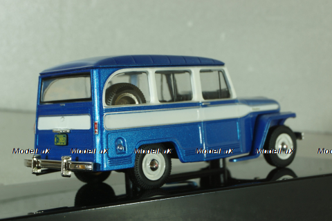 Willys Jeep Station Wagon 1960, blue/white, CLC261, IXO 1:43