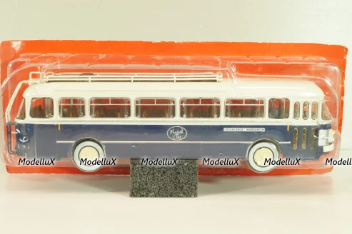 Saviem SC1 1960, bus, blue/white, AUTOBUS DAL MONDO №71, Hachette 1:43
