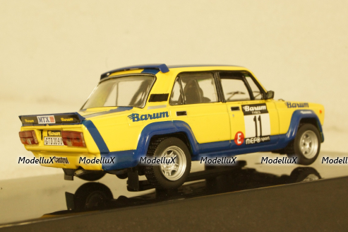 Ваз-2105 Lada VFTS #11 Valasskaa Zima Rally 1984 Lank/Milos, RAC406B, IXO 1:43