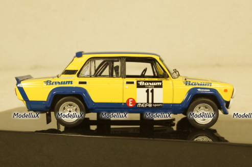 Ваз-2105 Lada VFTS #11 Valasskaa Zima Rally 1984 Lank/Milos, RAC406B, IXO 1:43