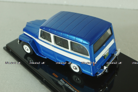 Willys Jeep Station Wagon 1960, blue/white, CLC261, IXO 1:43