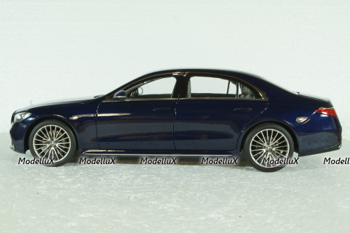 Mercedes S500 S-Class V223, 2020, blue, B66960642, Norev 1:18