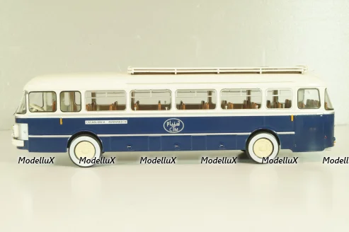 Saviem SC1 1960, bus, blue/white, AUTOBUS DAL MONDO №71, Hachette 1:43