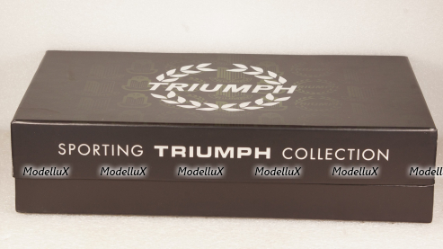 Triumph 3rd-Set: sport Triumph Collection, RHD, each 1x Spitfire, TR6 and stay, Vanguards 1:43