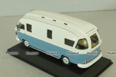 Hanomag-Henschel Orion 1 camper van  1973, white/blue, HPC010, Hachette Passion Camping-Cars #10 1:43