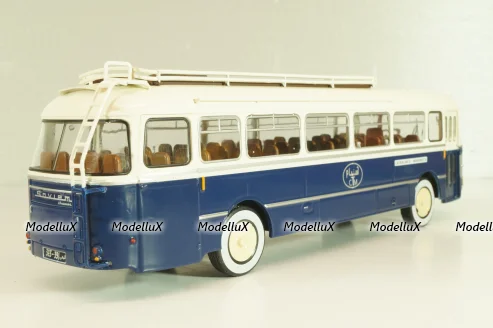 Saviem SC1 1960, bus, blue/white, AUTOBUS DAL MONDO №71, Hachette 1:43