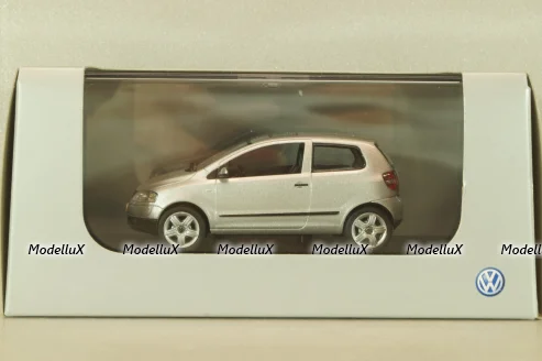 Volkswagen Fox 2005, silver, 5Z0099300A7W, Schuco 1:43