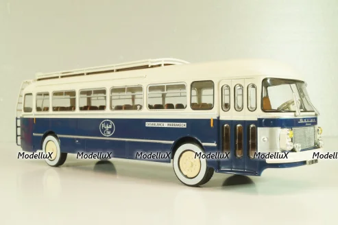 Saviem SC1 1960, bus, blue/white, AUTOBUS DAL MONDO №71, Hachette 1:43