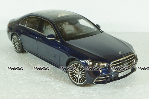 Mercedes S500 S-Class V223, 2020, blue, B66960642, Norev 1:18