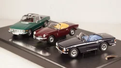 Triumph 3rd-Set: sport Triumph Collection, RHD, each 1x Spitfire, TR6 and stay, Vanguards 1:43