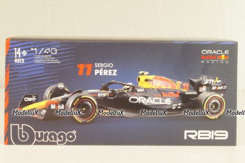 Red Bull RB19 #11  S.Perez 2023, Formula 1, F1, 18-38083V(A), Burago 1:43