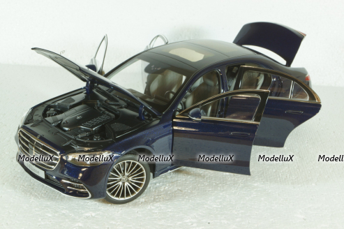 Mercedes S500 S-Class V223, 2020, blue, B66960642, Norev 1:18