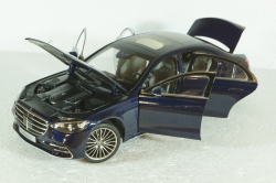 Mercedes S500 S-Class V223, 2020, blue, B66960642, Norev 1:18