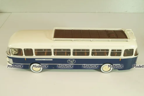 Saviem SC1 1960, bus, blue/white, AUTOBUS DAL MONDO №71, Hachette 1:43
