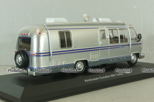 Airstream Excella 280 Turbo camper van 1981, silver, HPC003, Hachette Passion Camping-Cars #3, 1:43