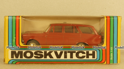 Москвич-427, красный, май 1988г, Тантал/Радон 1:43