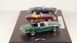 Triumph 3rd-Set: sport Triumph Collection, RHD, each 1x Spitfire, TR6 and stay, Vanguards 1:43