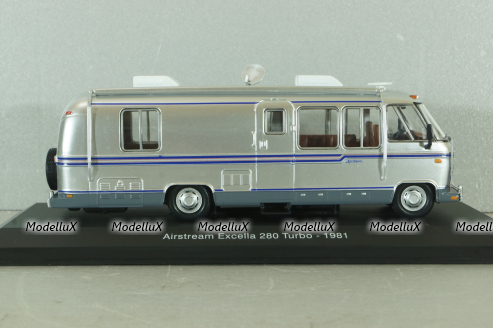 Airstream Excella 280 Turbo camper van 1981, silver, HPC003, Hachette Passion Camping-Cars #3, 1:43