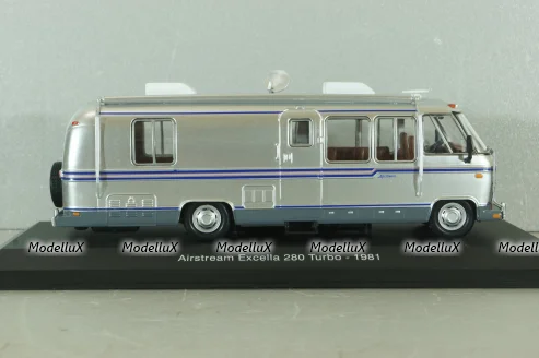 Airstream Excella 280 Turbo camper van 1981, silver, HPC003, Hachette Passion Camping-Cars #3, 1:43