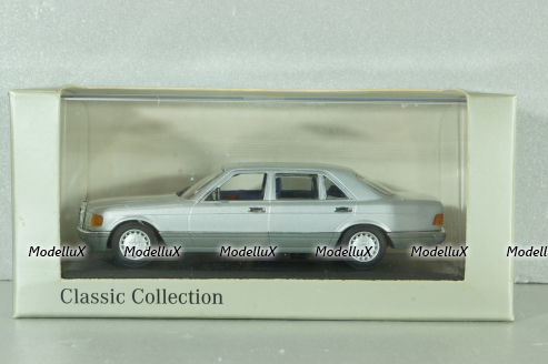 Mercedes-Benz 560 SEL (W126) 1979, silver, B66040244, Minichamps 1:43