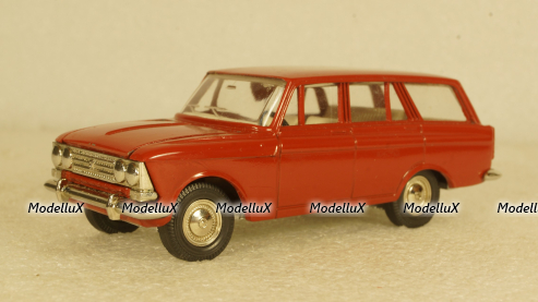 Москвич-427, красный, май 1988г, Тантал/Радон 1:43