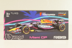 Red Bull RB19 #1 GP Miami USA, Weltmeister M.Verstappen 2023, Formula 1, F1, 18-38083 VM, Burago 1:43