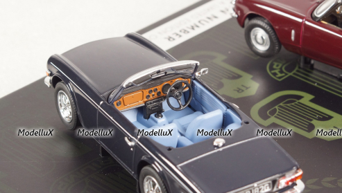 Triumph 3rd-Set: sport Triumph Collection, RHD, each 1x Spitfire, TR6 and stay, Vanguards 1:43