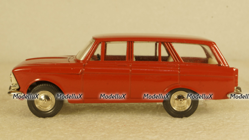 Москвич-427, красный, май 1988г, Тантал/Радон 1:43