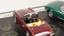 Triumph 3rd-Set: sport Triumph Collection, RHD, each 1x Spitfire, TR6 and stay, Vanguards 1:43