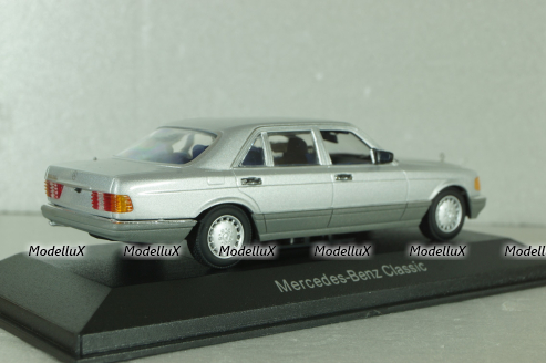 Mercedes-Benz 560 SEL (W126) 1979, silver, B66040244, Minichamps 1:43