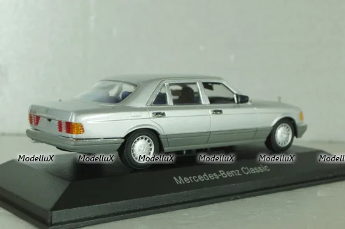 Mercedes-Benz 560 SEL (W126) 1979, silver, B66040244, Minichamps 1:43
