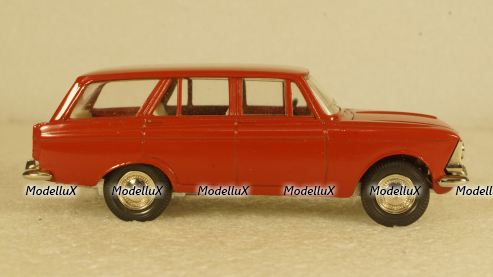 Москвич-427, красный, май 1988г, Тантал/Радон 1:43