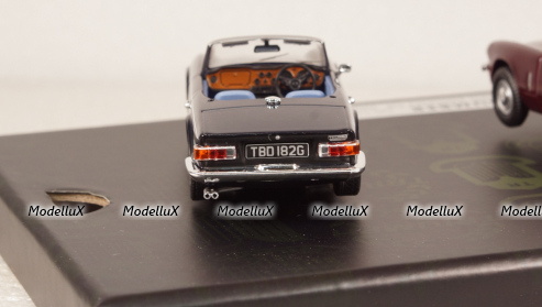 Triumph 3rd-Set: sport Triumph Collection, RHD, each 1x Spitfire, TR6 and stay, Vanguards 1:43