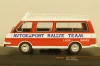 Раф-2203 Assistance with roof rack with wheels, RAC395, IXO 1:43