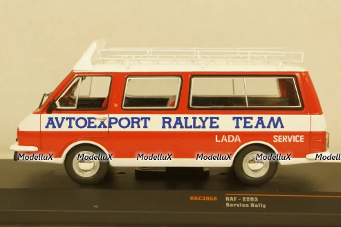 Раф-2203 Assistance with roof rack with wheels, RAC395, IXO 1:43