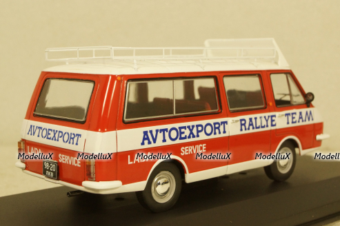 Раф-2203 Assistance with roof rack with wheels, RAC395, IXO 1:43