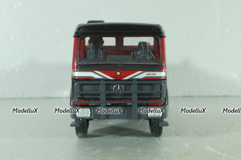Mercedes-Benz 2635 dump truck "Bastark", red, Nr.315, NZG 1:43