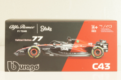Alfa Romeo F1 C43 #77  V.Bottas 2023, Formula 1, F1, 18-38086 #77, Burago 1:43
