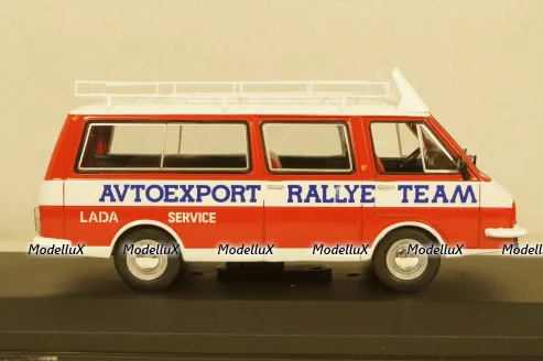 Раф-2203 Assistance with roof rack with wheels, RAC395, IXO 1:43