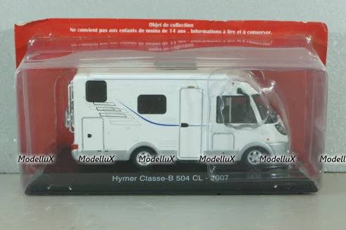 Hymer Classe-B 504 CL camper van 2014, white, HPC045, Hachette Passion Camping-Cars #45 1:43