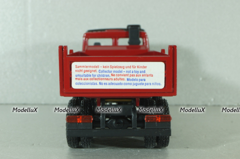 Mercedes-Benz 2635 dump truck "Bastark", red, Nr.315, NZG 1:43