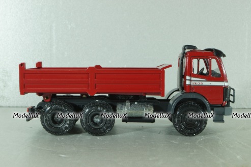 Mercedes-Benz 2635 dump truck "Bastark", red, Nr.315, NZG 1:43